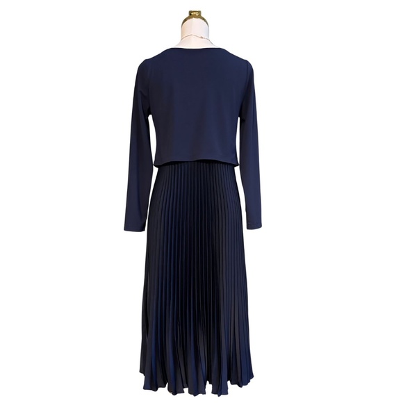 Soft Surroundings Cassandra Dress in Navy Blue - Picture 2 of 5